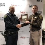 Officer Jason Runge: L to R; Officer Jason Runge and Col. Brandon Solberg.