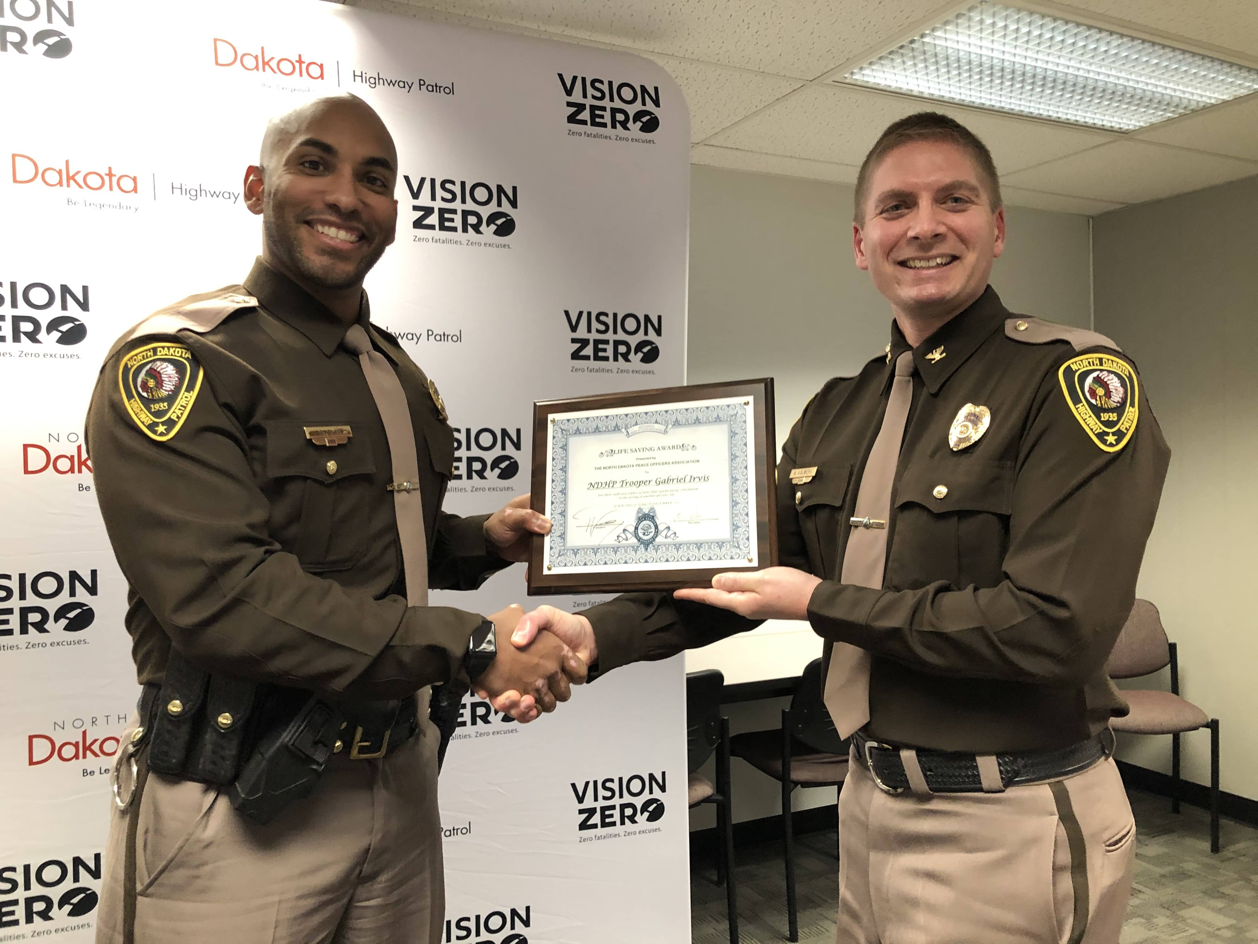 Nd Troopers Recognized For Their Actions In Minnesota News Dakota 5083