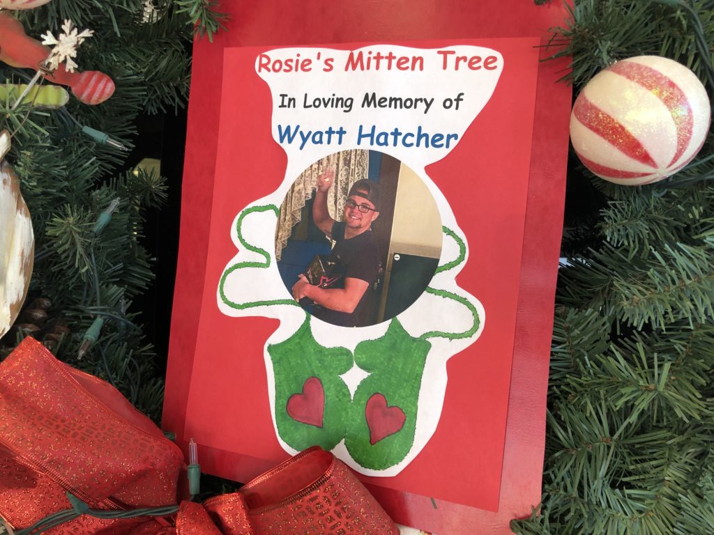 Rosie's Mitten Tree In Loving Memory of Wyatt Hatcher - Vimarsana News