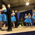 Valley City High School: Dancers entertain the crowd during the Chamber Ag Social at the 85th annual North Dakota Winter Show.