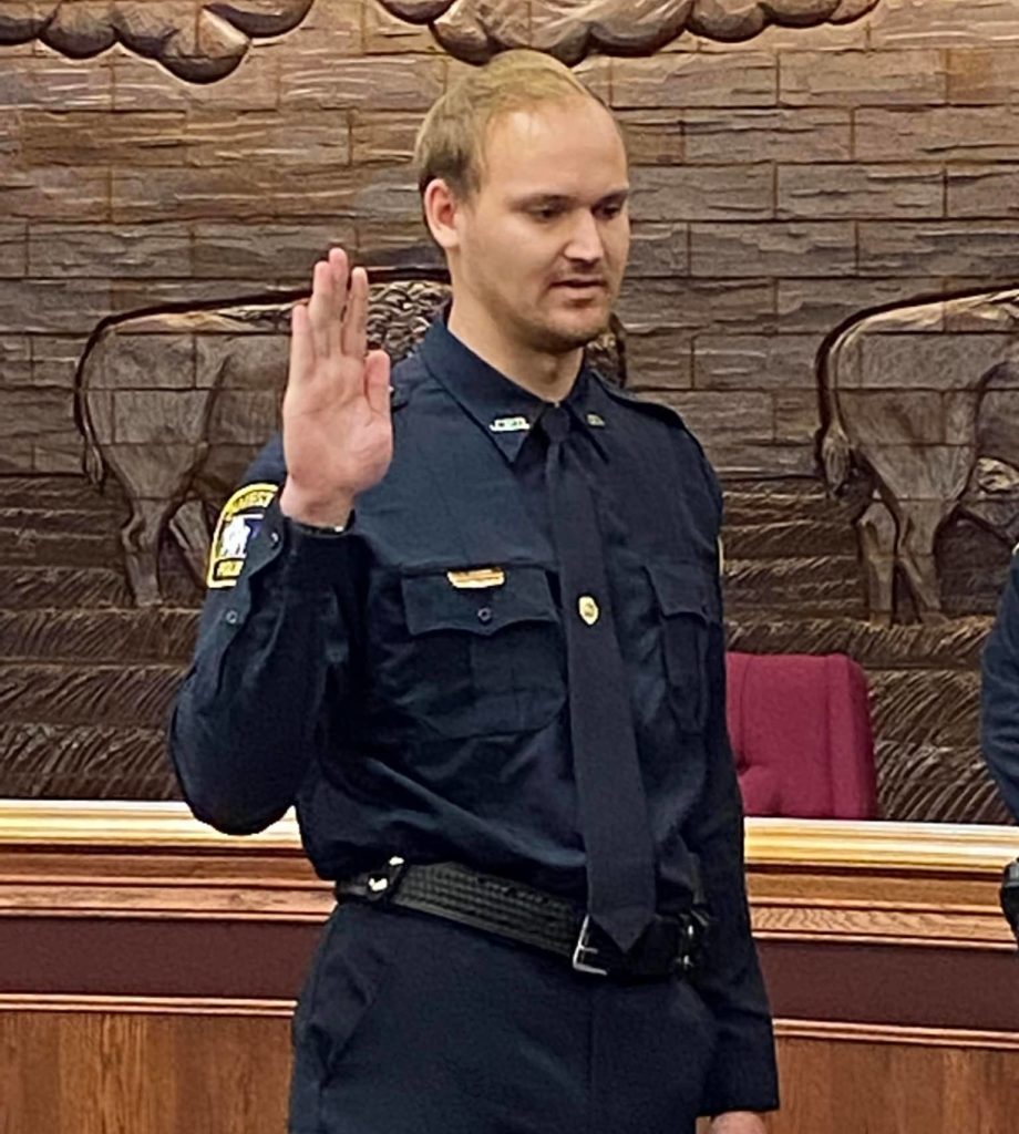 Jamestown Police Department Swears in Two Officers - Vimarsana News