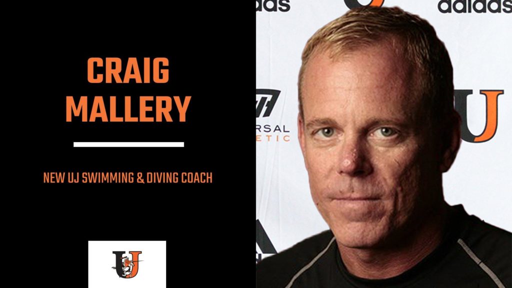 Craig Mallery Named UJ Swimming & Diving Head Coach - Vimarsana News