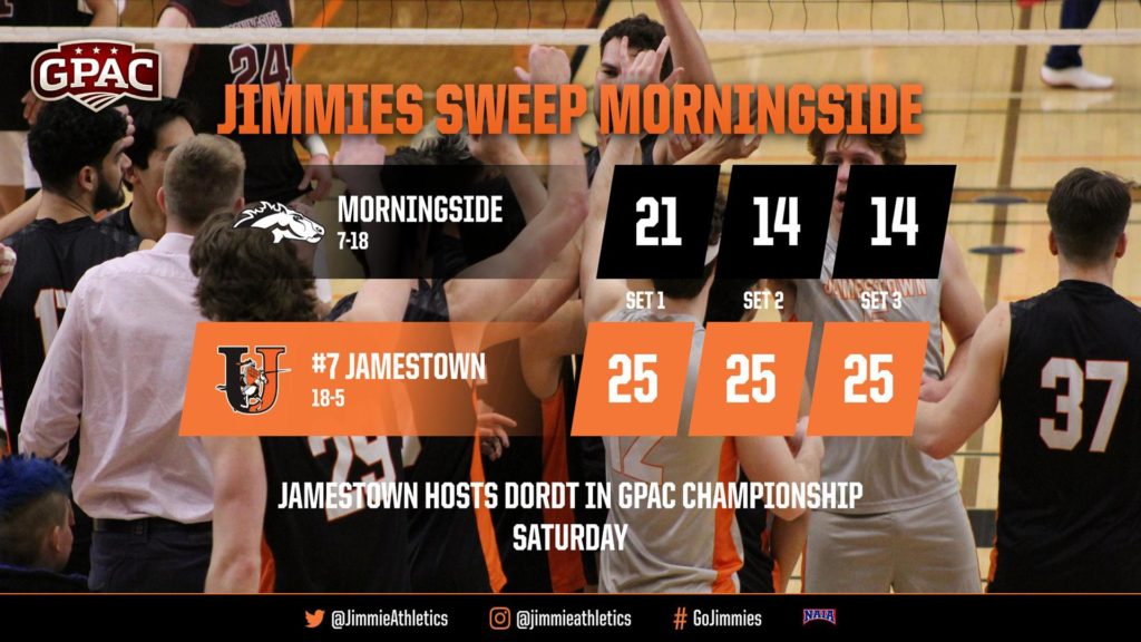 No. 7 Jimmies Sweep Mustangs; Advance to GPAC Championship - Vimarsana News