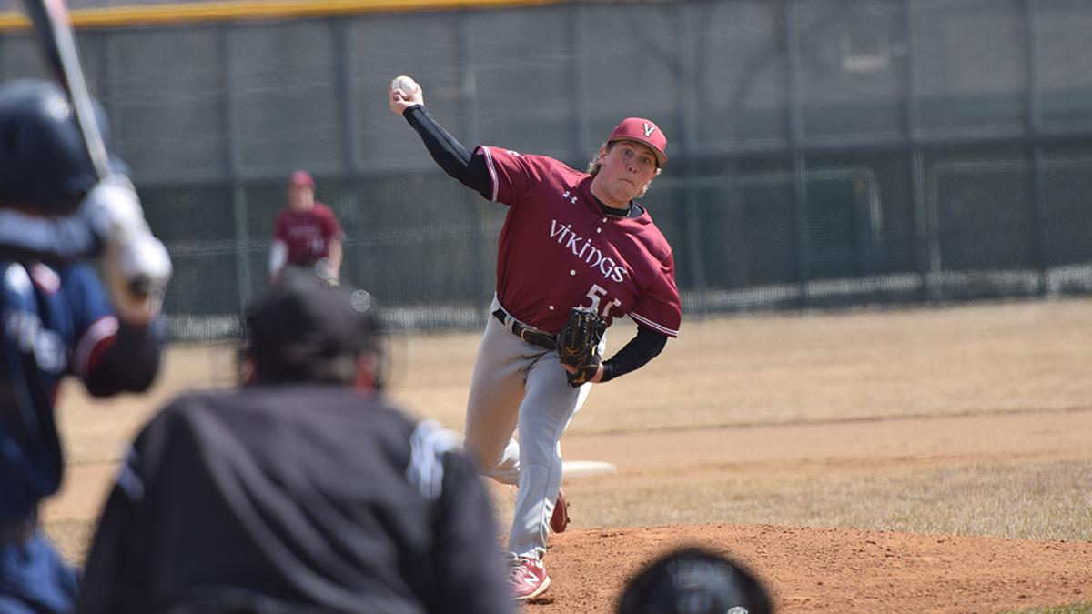 Vikings split 22-inning doubleheader - Valley City State University