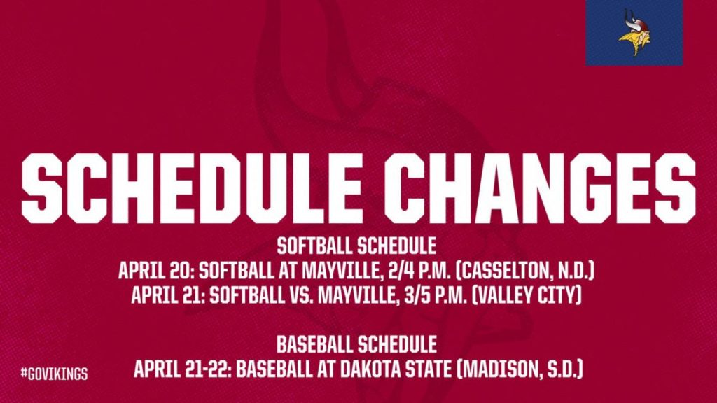 VCSU Announces Schedule Changes News Dakota