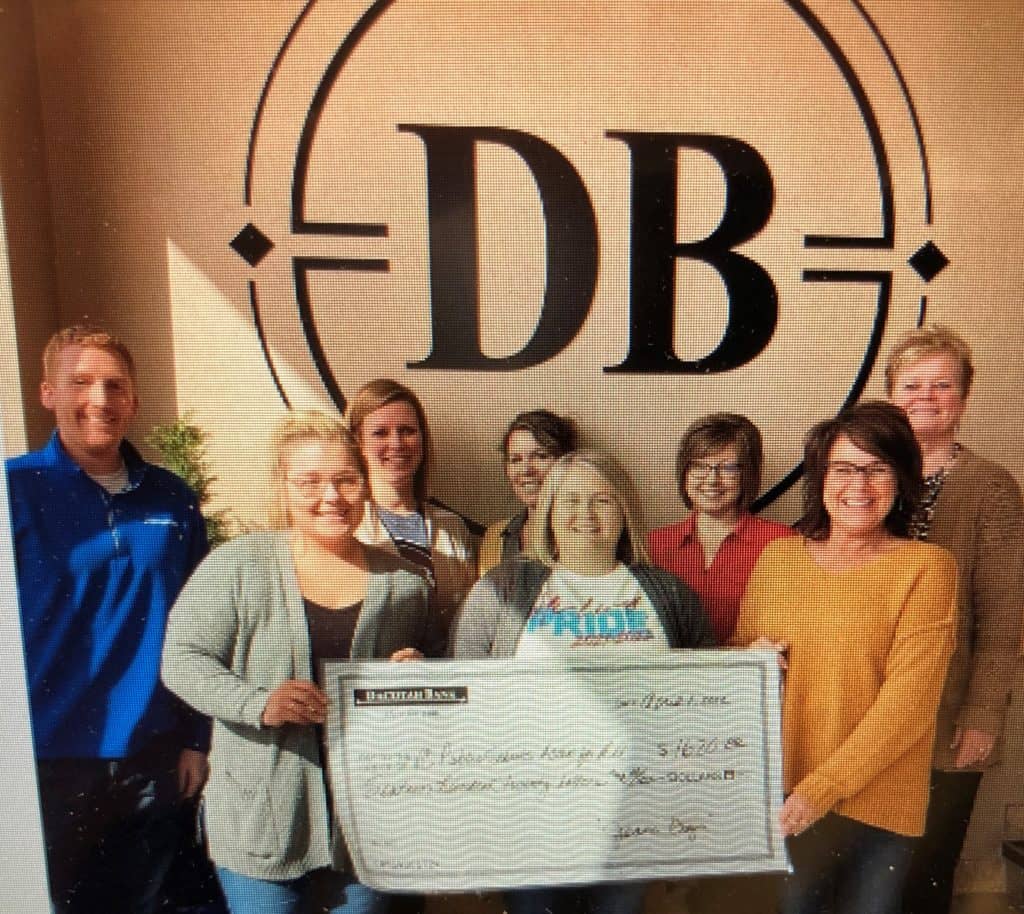 Dacotah Bank Employees Donate "Jean" Money News Dakota