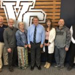 Retirees: L to R; Randy Toppen, Dan Bjorum, Cindy Ross, Tom Vanorny, Nichola Kjelland, Rock Plecity and Troy Miller. Retirees not pictured include Pat Howe and Elsa Kamphius.