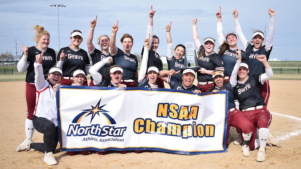 Vikings Softball Wins NSAA Conference Tournament Title News Dakota