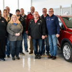 Puklich Chevrolet: Employees and city officials in Valley City.