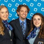 DECA 2022: Left to Right: Hadley Brown (Southern Region Vice President), Myself (Central Region Vice President ), Danielle Poulin (Western Region Vice President)