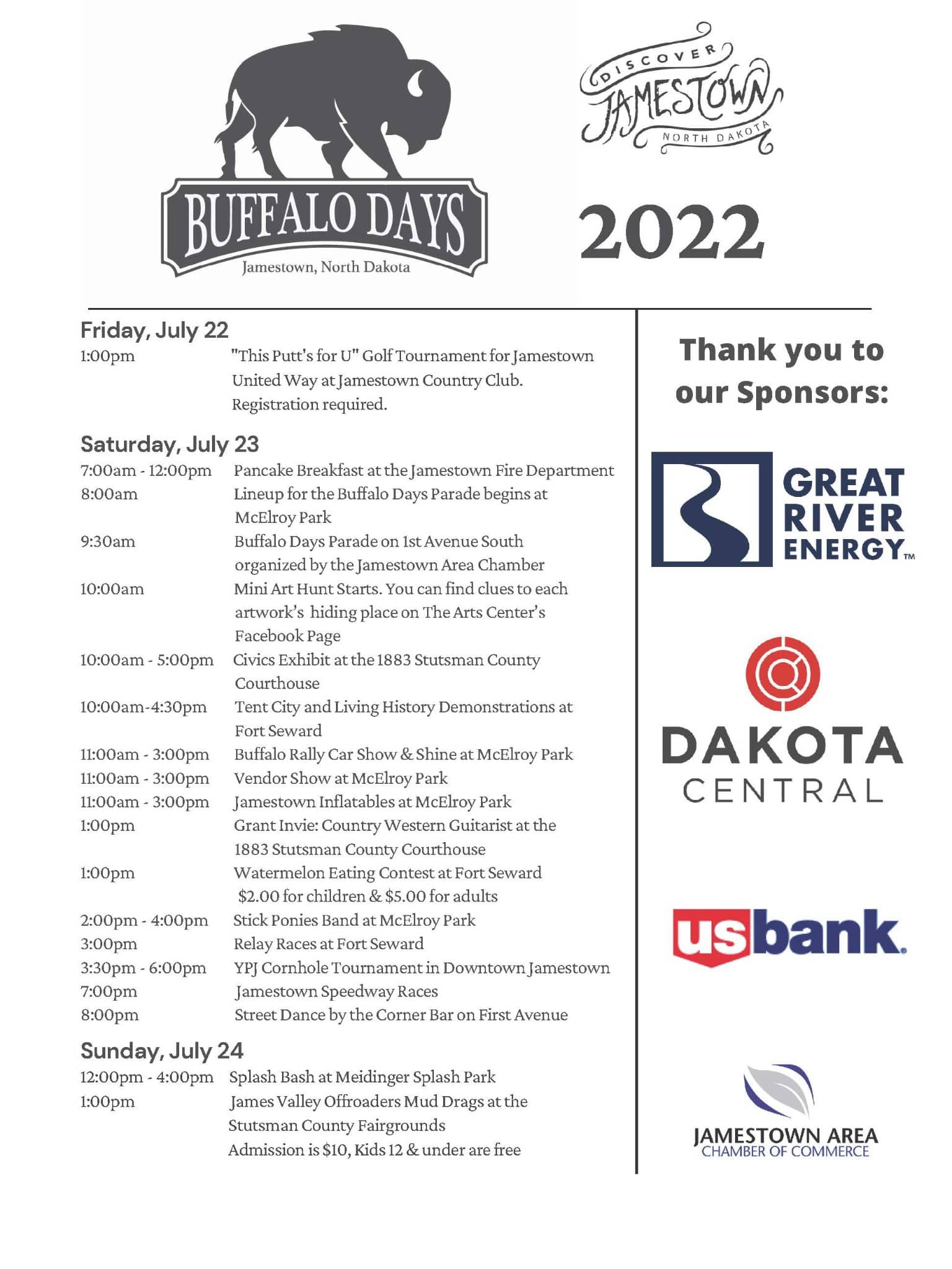 Buffalo Days News Dakota