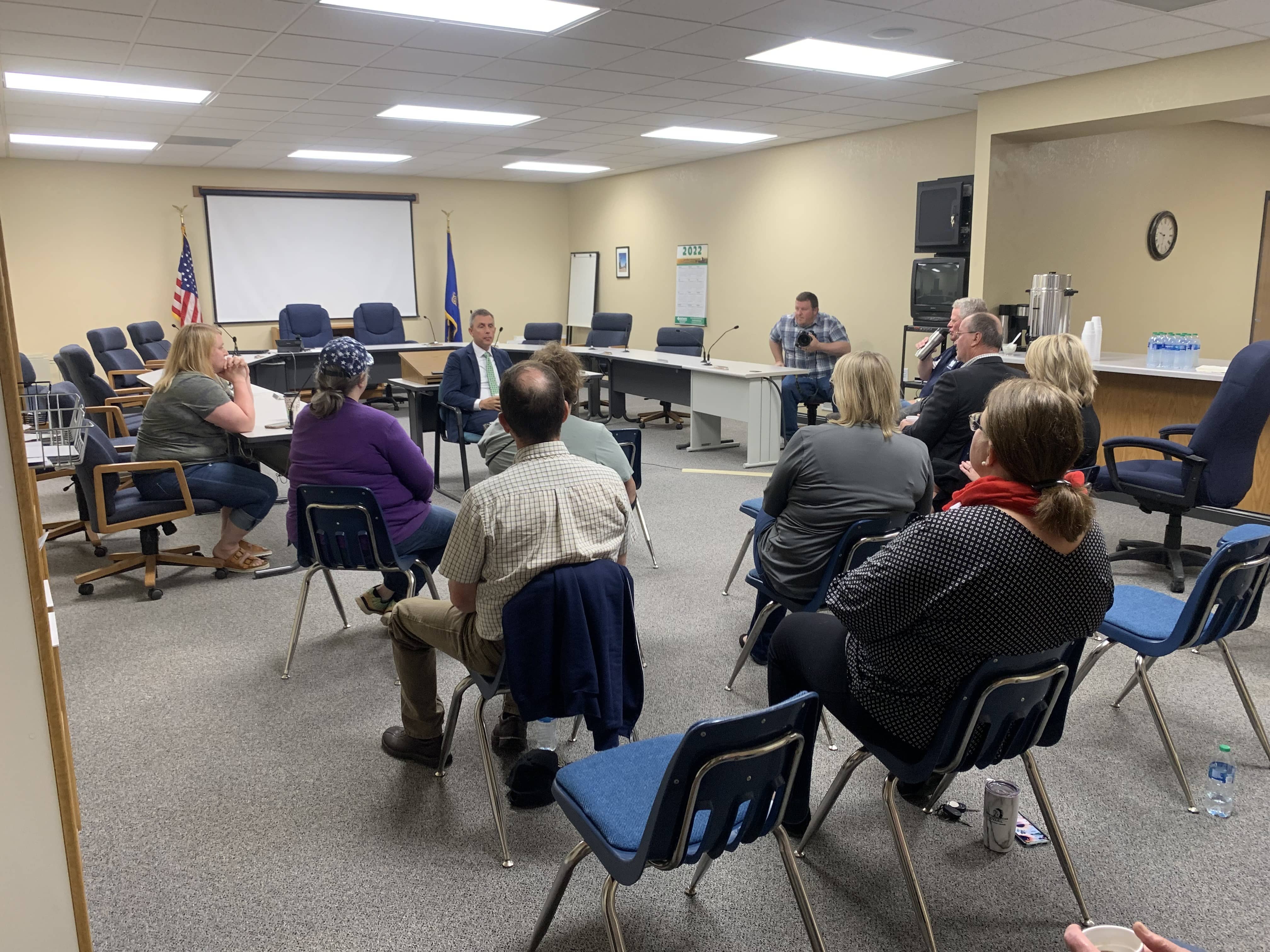 Representative Armstrong Meets with Carrington Residents | News Dakota