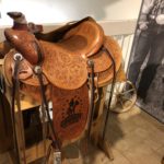 Dick Nelson Saddle: Donated to NDCHOF.