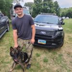 Officer Beckman and K-9 Unit Briggs