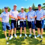 Golf Team Winners: L to R; Team Captain Jeremy Wiebe, Jared Lentz, Travis Ingstad, Brian Yanish, and Tom Glandt.