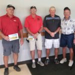 Presidents Flight Winners: L to R; Mike Undem, Kevin Jacobson, Vern Aus, Charlie Brandenburg, and (Not pictured) is Mark Fitzner.
