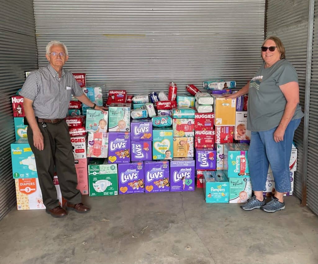 Kiwanis Donates Diapers to Homeless Coalition - Vimarsana News