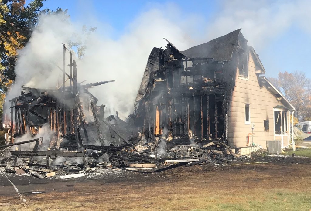Fire Destroys Home In Rural Barnes County News Dakota