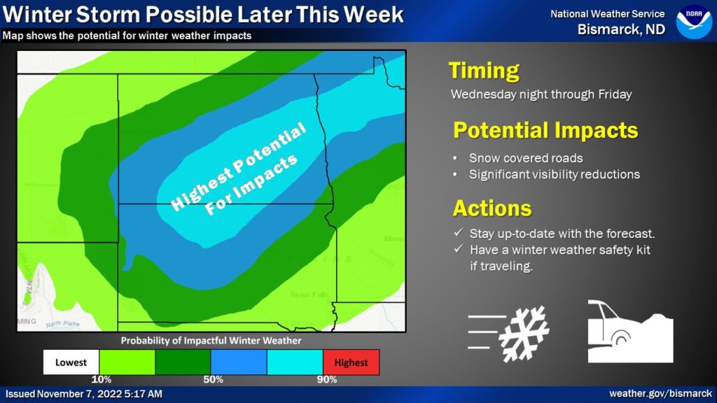 First Snow Expected Thursday & Friday News Dakota