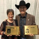 ND Ag Hall of Fame members: L to R; Nancy Jo Bateman and Jerry Doan.