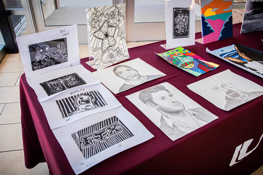 Unison Bank Features Jamestown High School Art Class Work - Vimarsana News
