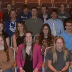 Jamestown Dollars Scholars: Front: Carson Dewald, Will Nelson, Annabelle Cramer, McKenna Barnick, Breanna Oettle, Emma Hillerud, Brenna Hatch, Bernadette Newman, Bernadette Belzer 2nd Row: Tayla Mack, Abigail Heinle, Tamika Holte, Sydney Fisher, Kylee Burnham, Gracie Krueger, Sam Schlepuetz, Robert Walton, Jackson Walters, Preston Gall 3rd row: Chea Baugh, Jesus Briones, Caydann Cox, Landyn Kutz, Kellen Lange, Brooks Roaldson, Payton Hochhalter, Jordan Johnson, Pete Rasmussen, Ross Motter 4th row: Jera Truax, Jordan Dooley, Zachary Holben, Ethan Igl, Tyler Piehl, Kyra Hoffer