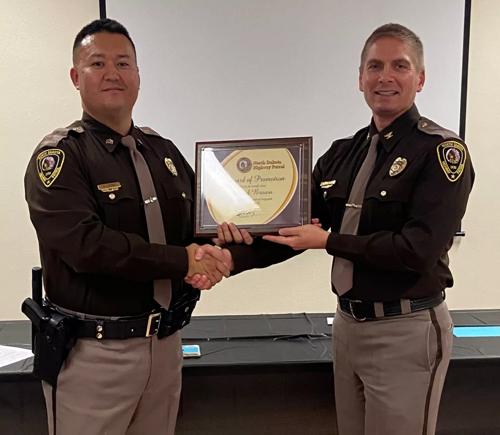 NDHP Promotes Michael Brown to Sergeant - Vimarsana News