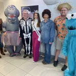 Trunk or Treat: Miss North Dakota Sydney Helgeson and the Puklich Chevrolet team during the Spook Out Cancer event in Valley City.