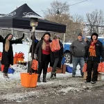 Trunk or Treat event: Valley City Park District staff greet NewsDakota.com camera.