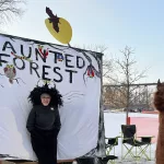 Trunk of Treat: Haunted Forest stand.