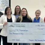 VCPR Foundation: L to R; Dick Gulmon, Andrea Nelson, Larissa Musgrave, Stacey Ingstad, Collette Jensen, and Susan Kringlie.