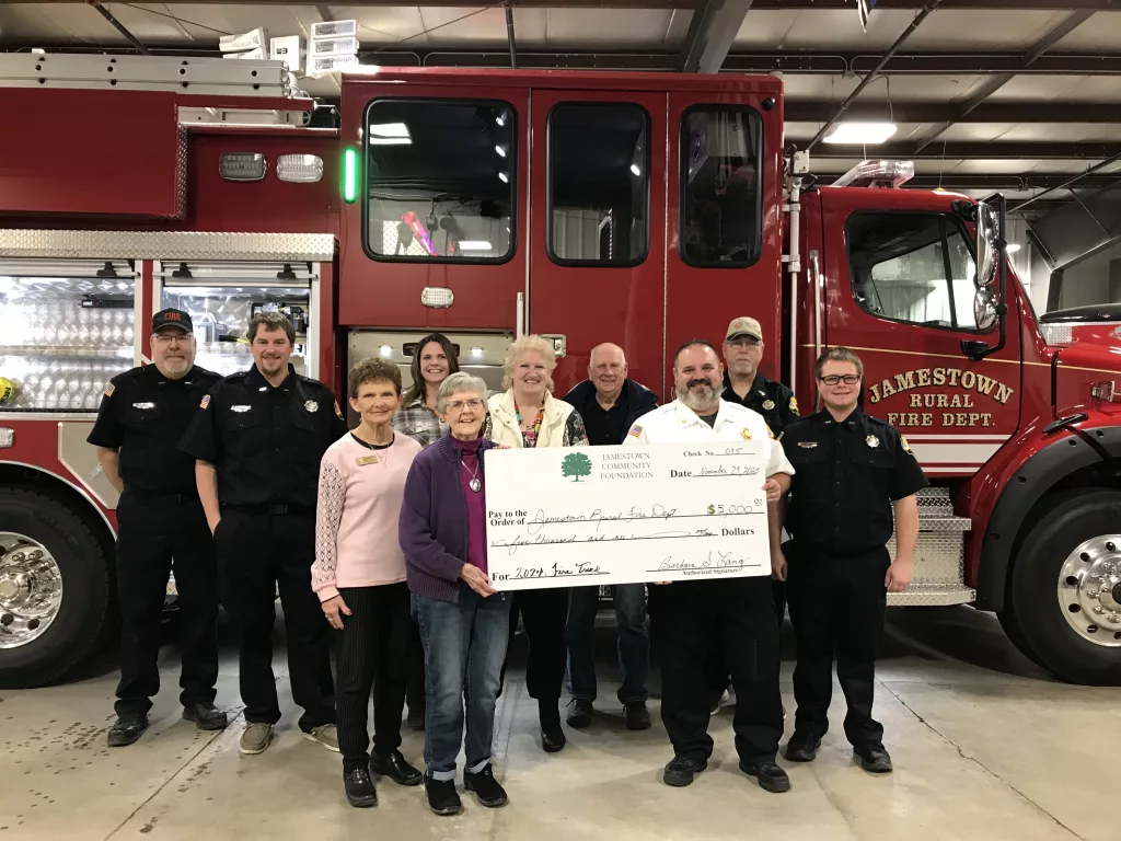 Jamestown Community Foundation Awards Grant for New Pumper Truck For JRFD - Vimarsana News