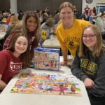 Puzzle Runners Up: Morgan Peterson, Trinity Nelson, Jalynn Anderson, and Brandi Johnson. They completed the puzzle in 39 minutes.