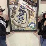 Rodeo Queens: L to R; Jozey Ratslaff and Grace Stanke Miss Rodeo North Dakota