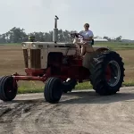 Tractor Trek: Curtis family Case Tractor.