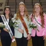 Little International Royalty: L to R: Princess Caryn Marty, Queen Jolie Sanders, and Princess Madison Mertens