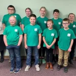 Junior 4-H’ers: Front L to R: Madeline Spitzer, Ella Legge, Decker Bulow, Cheryl Steinberger, Hudson Hooley, Anna Gregerson. Back L to R: Sapphire Fuller, James Steinberger, Jr., Selah Burchill, Leah Gregerson, Conley Bulow, Trinity Ryan, Henry Peterson.