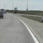 Interstate crash: Photos by Wyatt Reid