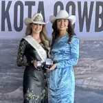 Miss Rodeo North Dakota: Left to Right, Claire Graner and Jaylynn Hicks.