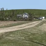 Farmstead: Southwest of Valley City took a direct hit from a possible tornado on Friday, June 20th.