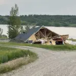 Damaged structure: Jewett's Landing