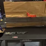 Bug Deflector: Actual bug deflector from suspects vehicle.