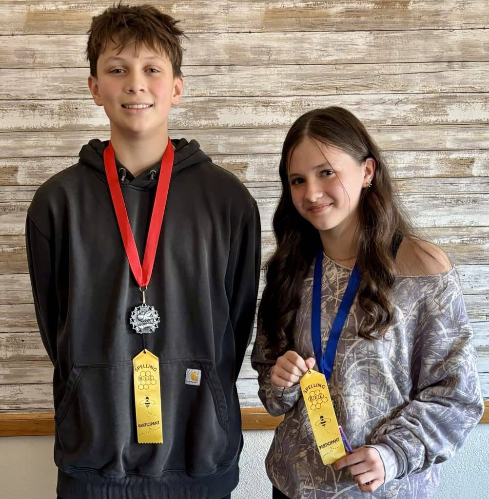 Valley City Junior High Spelling Bee Results