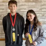 Runner up and Champion: (L-R): Runner-Up Beck Dietrich and Champion Rachel Drummond.