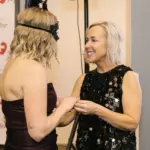 JRMC: (L to R) Sherry Benson, physical therapist at JRMC, receives her 5-year service award from Trisha Jungels, vice president and CNO.