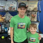 89th Annual Winter Show: Nick Davis and his son Emmet with Blended Promo and 3D Wooden Puzzles.