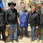 Chef Mike Celebration: North Dakota Winter Show board directors with Chef Mike