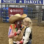 Winner Lakken Krueger: Being interviewed by Gizmo McCracken Comedy Show.