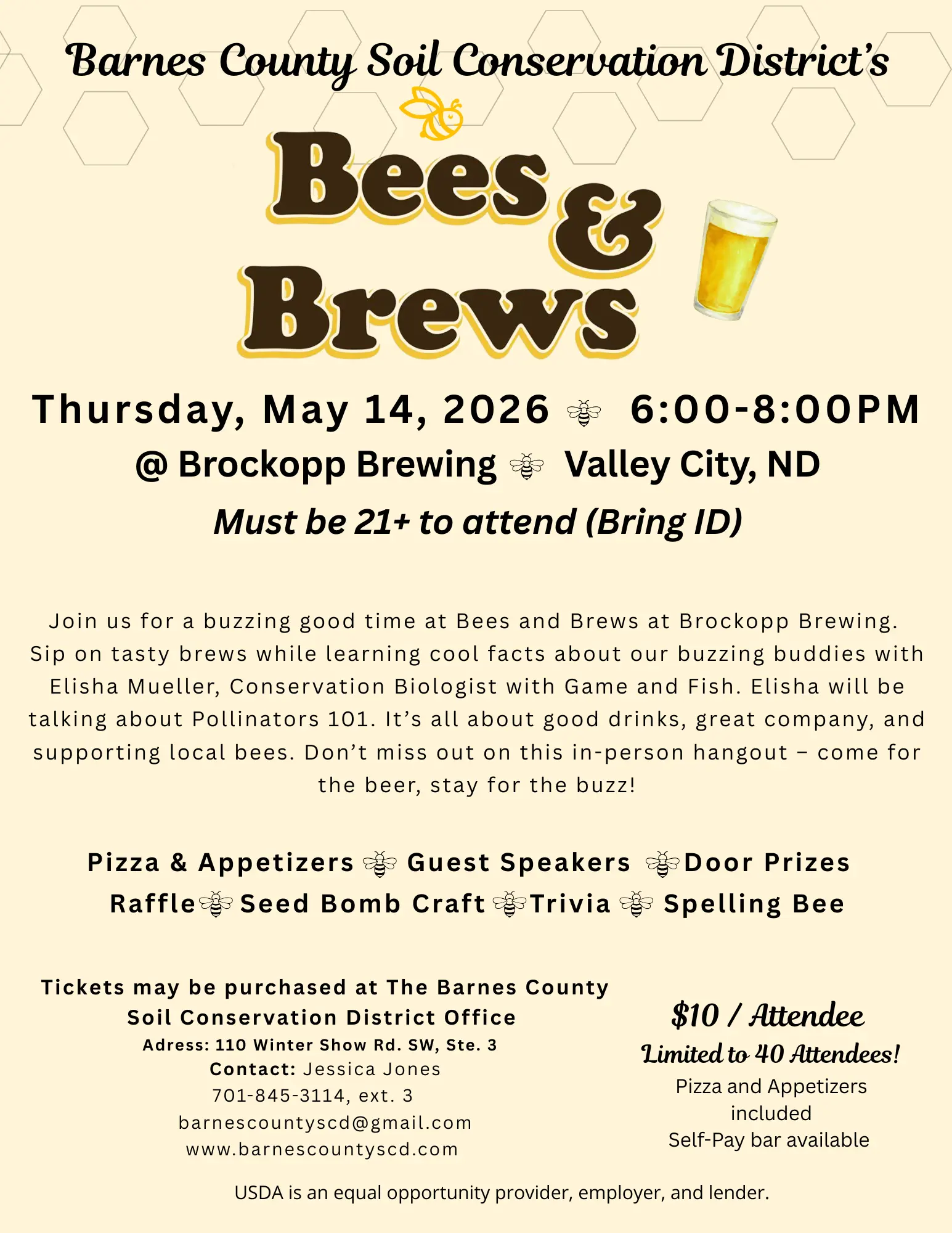 Bees and Brews Event