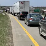 Traffic stand still: Following the crash